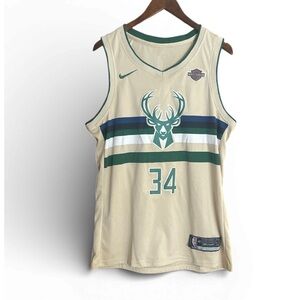 Nike Swingman Giannis Antetokounmpo Bucks Harley Davidson Jersey size 44